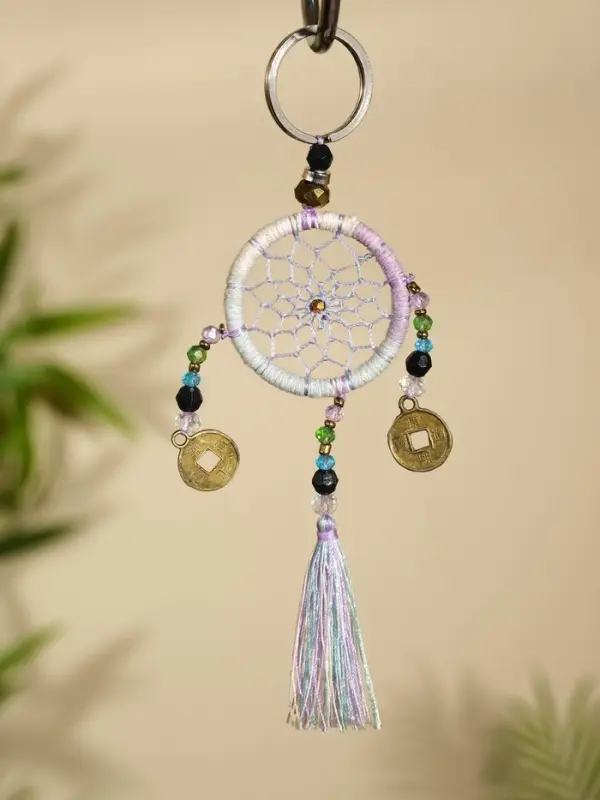 Брелок &laquo;Ловец снов&raquo;, 4&times;15 см, разноцветный