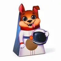 Коробка складная с окном «Космонавт», 9 х 14 х 6 см