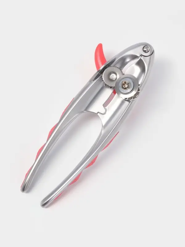 Нож консервный Доляна Redline, 4.5&times;6.2&times;15.7 см, нержавеющая сталь, красный