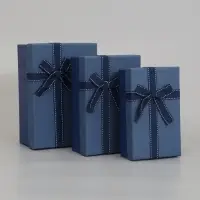 Набор подарочных коробок 3 в 1, прямоугольные 23&times;16&times;9.5 21&times;14&times;8.0 19&times;12&times;6.5 см