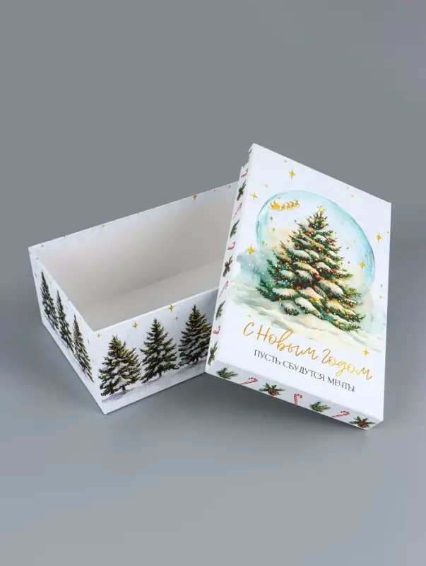 Набор подарочных новогодних коробок 10 в 1 «Новогодние мечты», 30×19×11.5 - 12×6.5×4 см Набор подарочных новогодних коробок 10 в 1 «Новогодние мечты», 30×19×11.5 - 12×6.5×4 см