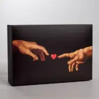 Коробка подарочная складная, упаковка, &laquo;LOVE&raquo;, 16&times;23&times;7.5 см