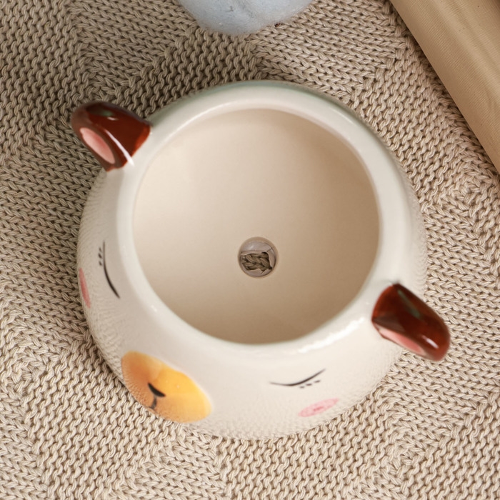 Кашпо  Кашпо "Милый мишка" 9х9х6см