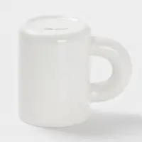 Кружка Доляна Coffee time, фарфор, 400 мл, 12.5&times;8&times;10.8 см, фарфор, белая