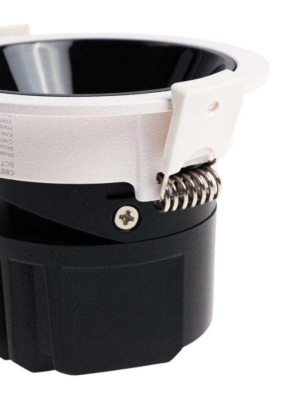 Светильник светодиодный встраиваемый, поворотный, 6Вт, 6500К, с драйвером, D75, черно-белый   107130 Светильник светодиодный встраиваемый, поворотный, 6Вт, 6500К, с драйвером, D75, черно-белый   107130