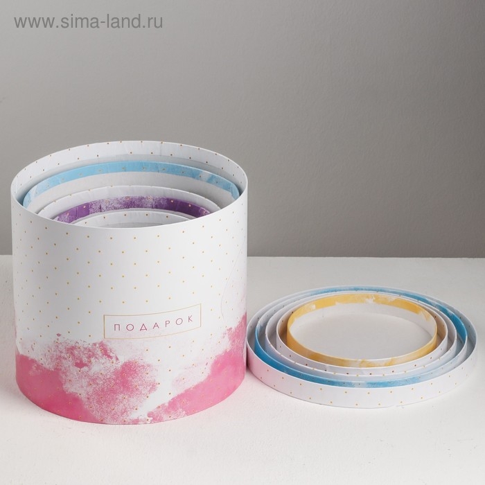 Набор коробок 5 в 1, упаковка подарочная, «Воздух», 13 х 14‒19.5 х 22 см