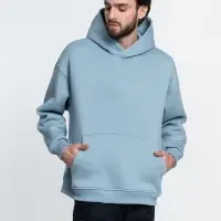 Худи Kulonga Oversize, серо-голубое, размер M/L