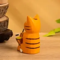 Сувенир «Кот барабанщик», 3.5×5.5×8 см, дерево, МИКС
