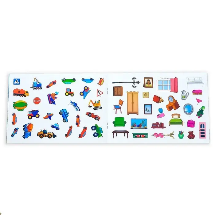 Наклейки детские &laquo;111 наклеек. Мой город и дом&raquo;, 12 стр.