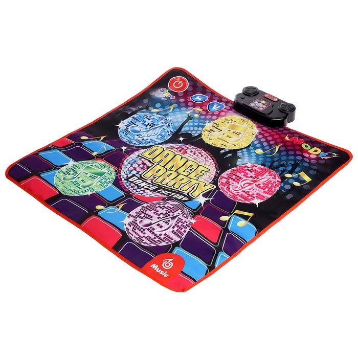 Музыкальный коврик «Для танцев», 90 × 90 см, 3+