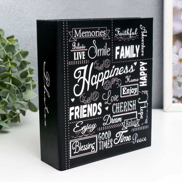 Фотоальбом на 100 фото 10х15 см Фотоальбом на 100 фото 10х15 см "Надписи"