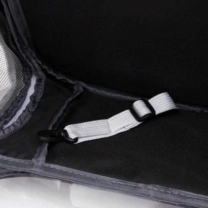 Рюкзак для переноски животных прозрачный, 31 х 28 х 42 см, чёрный Рюкзак для переноски животных прозрачный, 31 х 28 х 42 см, чёрный