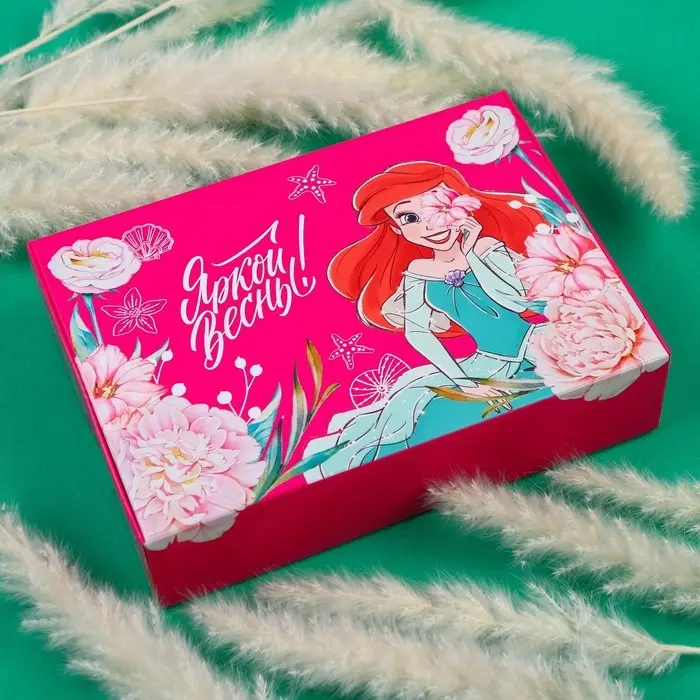 Подарочная коробка, складная &laquo;Яркой весны&raquo;,21х15х5 см, Принцессы