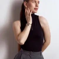 Браслет с шармами &laquo;Ассорти. Символы удачи&raquo;, L=18 см, белый в серебре