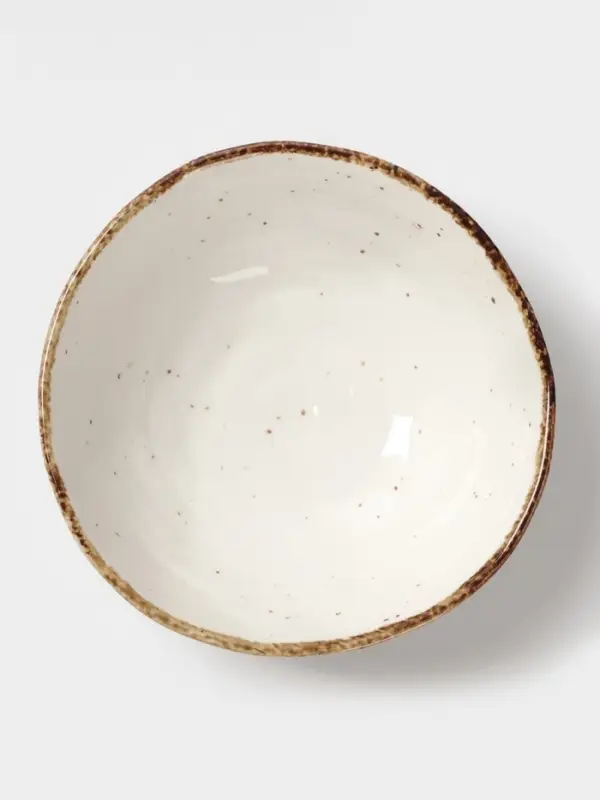 Миска Magistro Alpine Frost, 750 мл, 16.9&times;7.3 см, фарфор, белая