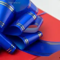 Бант-шар №5 &laquo;Золотые полосы&raquo;, Микс