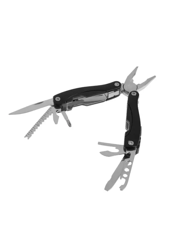 Мультитул 9в1 в чехле, рукоять черная, 9&times;3.5&times;2.5 см