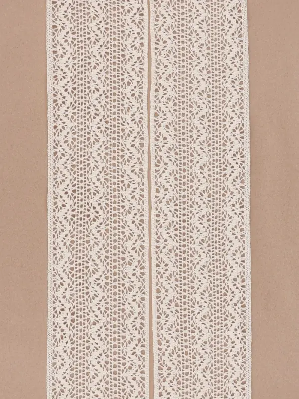 Кружево вязаное, 115 мм &times; 10 &plusmn; 1 м, цвет бежевый