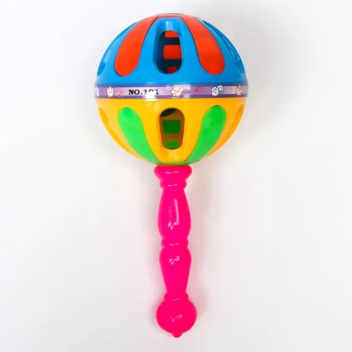 Погремушка Крошка Я &laquo;Яркий маракас&raquo;,17.5 см, МИКС