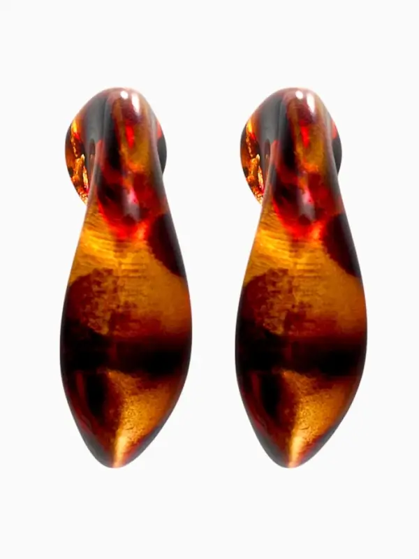 Серьги QF &laquo;Леопард&raquo;, набор 3 пары, кольца, цветной в золоте