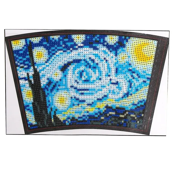 Термостакан детский, с вставкой из алмазной мозаики &laquo;Лунная ночь&raquo;, 450 мл