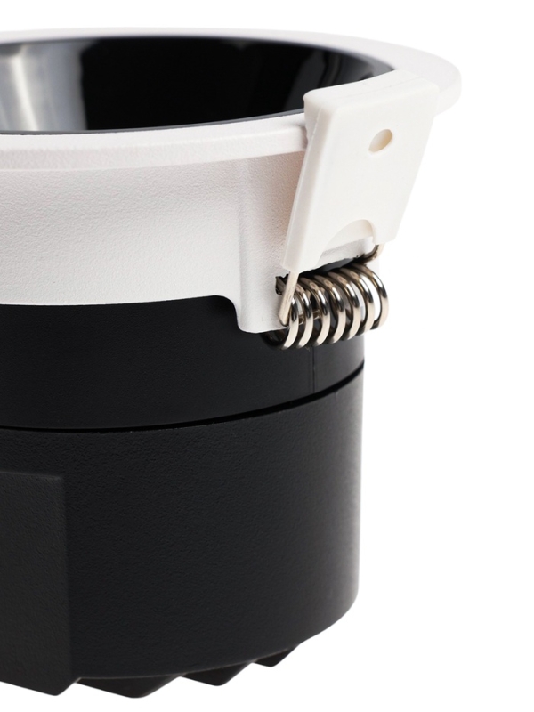 Светильник светодиодный встраиваемый, поворотный, 6Вт, 4000К, с драйвером, D75, черно-белый   107130 Светильник светодиодный встраиваемый, поворотный, 6Вт, 4000К, с драйвером, D75, черно-белый   107130