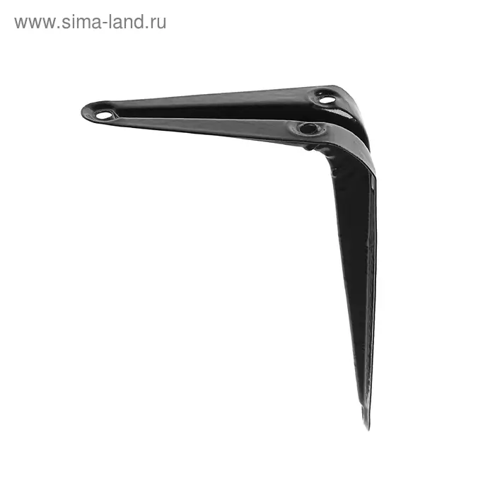 Кронштейн, 100×75×0.8 мм, черный Кронштейн, 100×75×0.8 мм, черный