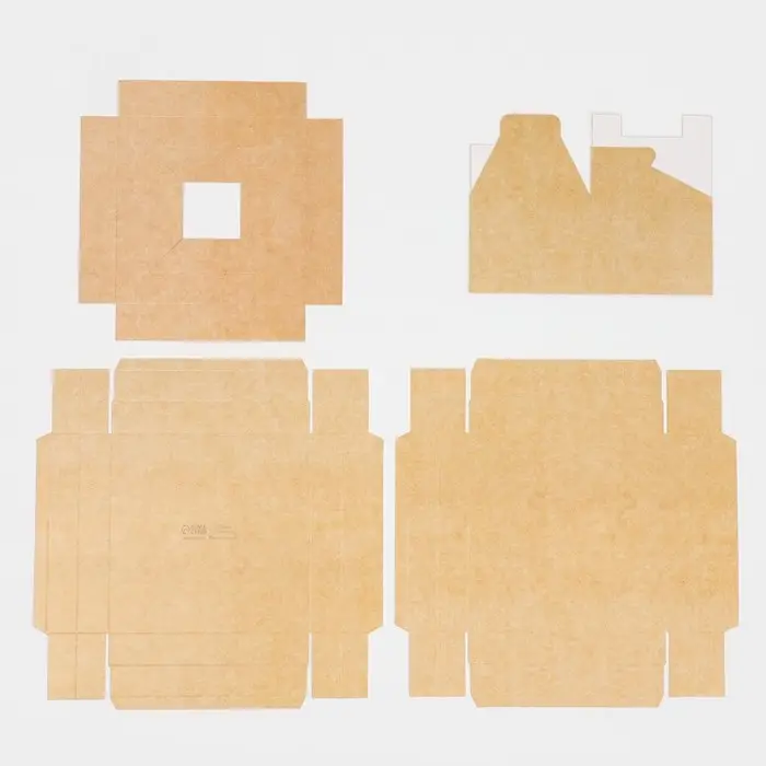 Коробка подарочная для цветов с вазой и PVC окнами складная, упаковка, &laquo;Крафт&raquo;, 16 х 23 х 16 см