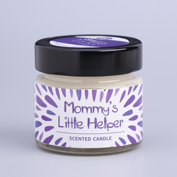 Свеча ароматическая в банке  Свеча ароматическая в банке "Цветочная пудра", совый воск, 80 г