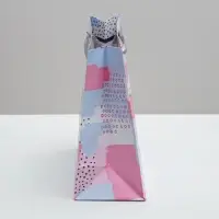 Пакет подарочный ламинированный, упаковка, &laquo;Радости!&raquo;, 22&times;17.5&times;8 см