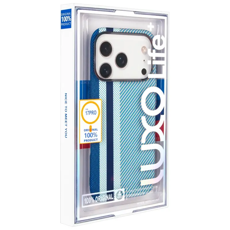 Чехол iPh 17 Pro Luxo Carbon