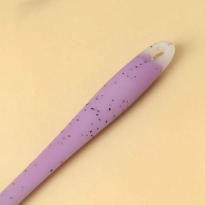 Кисть Доляна «Леонардо», силикон, 25×4,4×1,5 см, цвет сиреневый Кисть Доляна «Леонардо», силикон, 25×4,4×1,5 см, цвет сиреневый