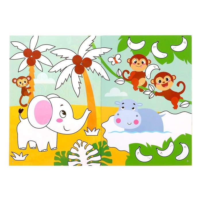 Раскраска многоразовая набор «Рисуй-стирай. Мир животных» 2 шт. по 12 стр. Раскраска многоразовая набор «Рисуй-стирай. Мир животных» 2 шт. по 12 стр.