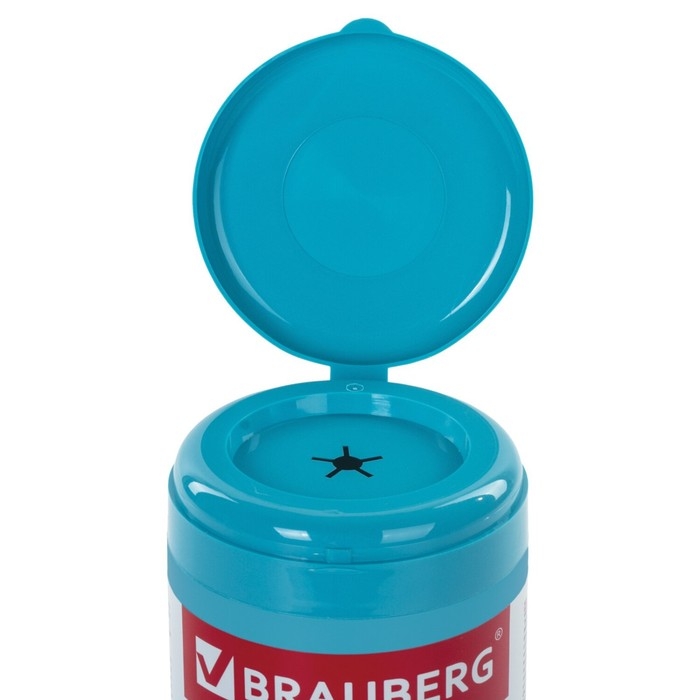Салфетки чистящие д/экранов всех типов BRAUBERG, 13x17 см, 100 шт в тубе, пл, влажн, антиб Салфетки чистящие д/экранов всех типов BRAUBERG, 13x17 см, 100 шт в тубе, пл, влажн, антиб