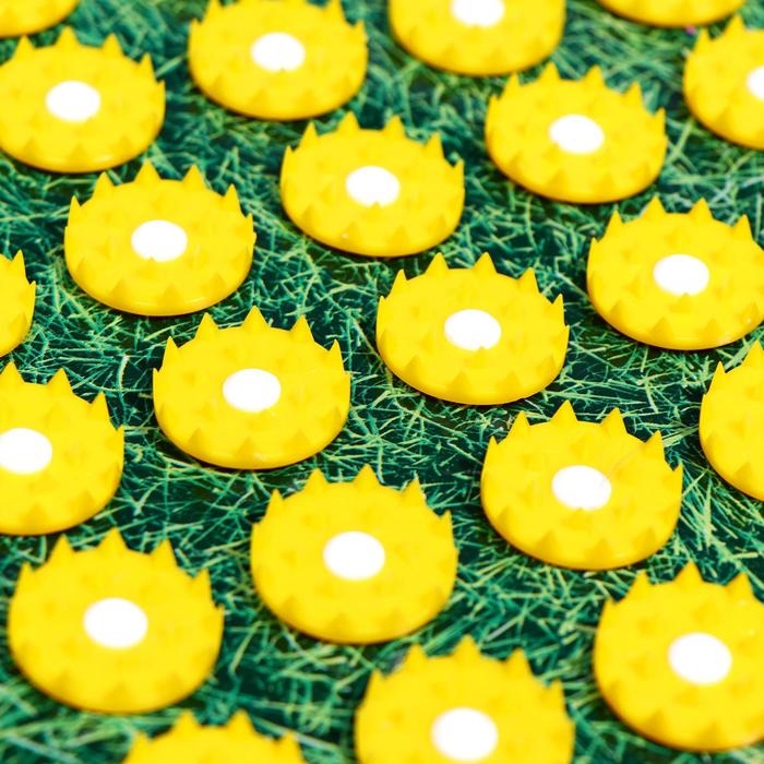 Аппликатор Аппликатор "Кузнецова - Любимой маме", 70 колючек, плёнка, 23 х 32 см, жёлтый