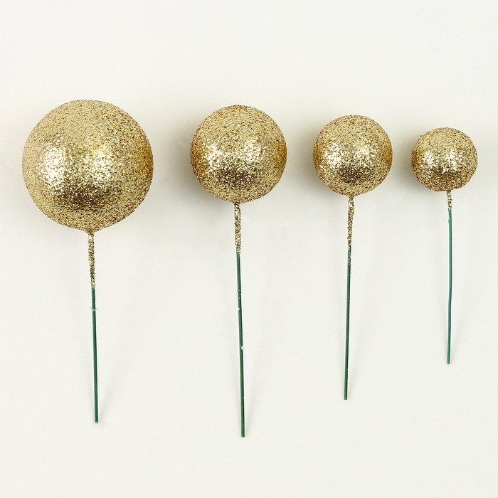 Набор для украшения «Бусины», цвет золото Набор для украшения «Бусины», цвет золото