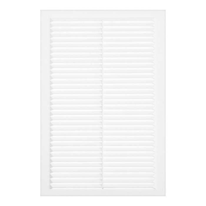 Решетка вентиляционная ZEIN Люкс Л192, 192 х 285 мм, с сеткой, неразъемная