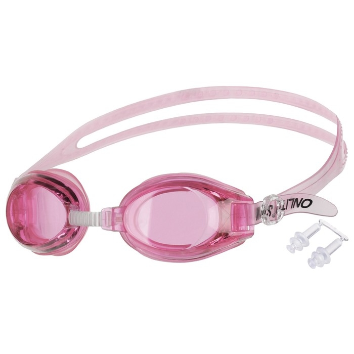 Очки для плавания ONLYTOP, беруши, цвета МИКС Очки для плавания ONLYTOP, беруши, цвета МИКС