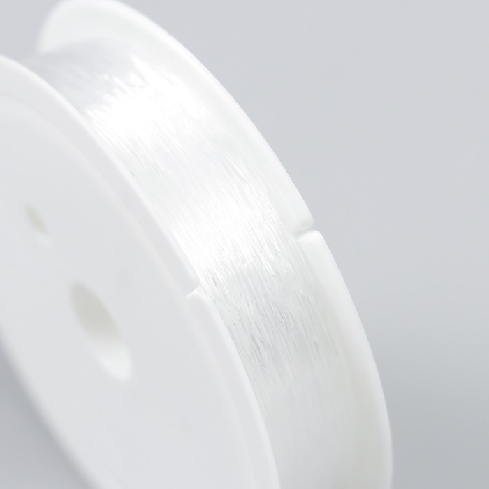 Нить силиконовая для бисера  Нить силиконовая для бисера "Astra" 0,4 мм, 25 м, прозрачный