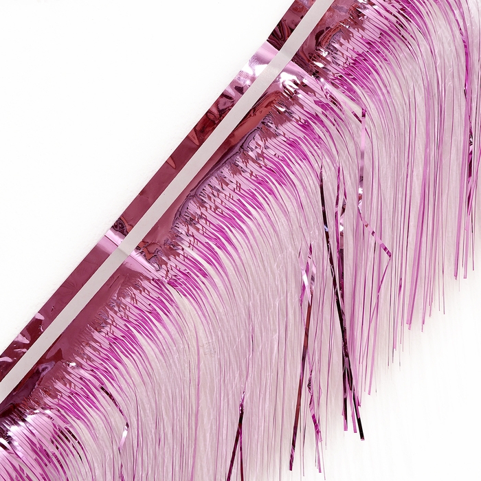 Гирлянда &laquo;Дождик&raquo; с липкой лентой, 2 метра, цвет розовый