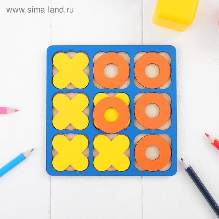 Рамка-вкладыш «Крестики - нолики» МИКС, 10 элементов Рамка-вкладыш «Крестики - нолики» МИКС, 10 элементов