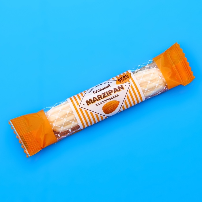 Батончик неглазированный марципановый, классический, 40 г Батончик неглазированный марципановый, классический, 40 г