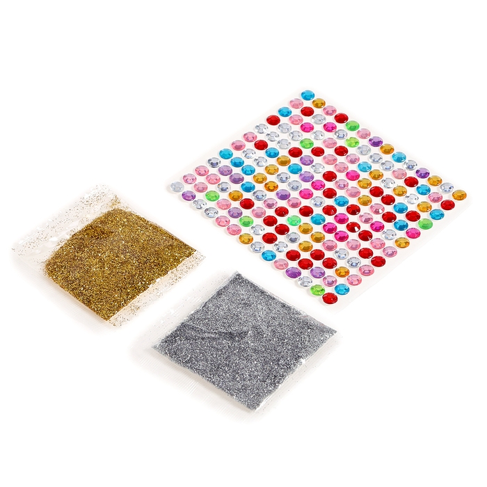 Набор для творчества «Новогодний подарок», 20 основ под раскраску Набор для творчества «Новогодний подарок», 20 основ под раскраску