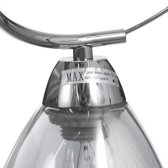 Люстра Люстра "Поли" 3х60Вт Е27 Хром 56х56х24см