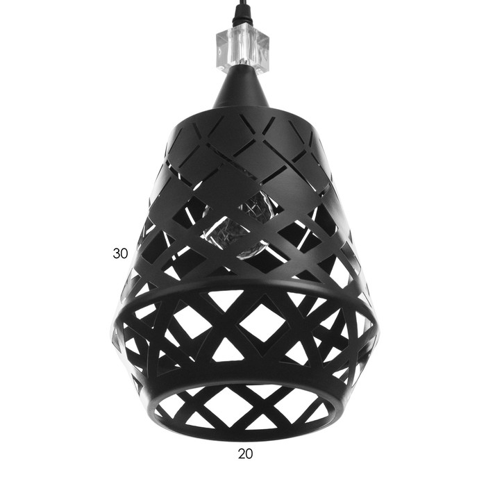 Светильник BayerLux Светильник BayerLux "Ковальце" 3хЕ27 40Вт черный 33х33х35-120см