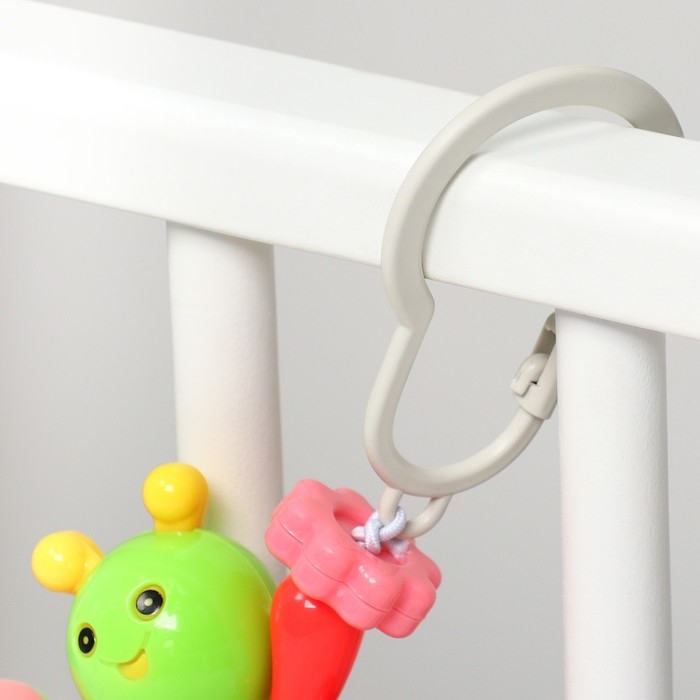 Растяжка на коляску/кроватку «Мишка и друзья», 4 игрушки, цвет МИКС, Крошка Я Растяжка на коляску/кроватку «Мишка и друзья», 4 игрушки, цвет МИКС, Крошка Я