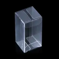 Складная прозрачная коробка из PVC, для упаковки подарков, 3×3×6 см