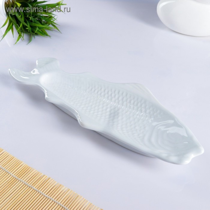 Блюдо Блюдо "Сельдь" 39см, цвет белый МИКС