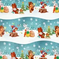 Набор упаковочной бумаги «Новогодняя», 4 листа, 70 × 100 см Набор упаковочной бумаги «Новогодняя», 4 листа, 70 × 100 см