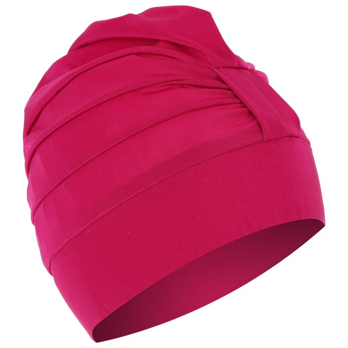 Шапочка для плавания взрослая ONLYTOP, тканевая, обхват 54-60 см, цвет фуксия Шапочка для плавания взрослая ONLYTOP, тканевая, обхват 54-60 см, цвет фуксия